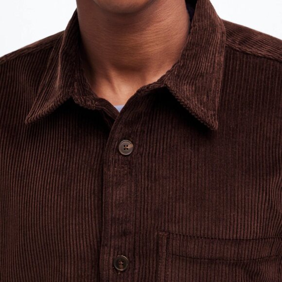 Brown Corduroy Shirt-Jacket - Picture 2 of 6